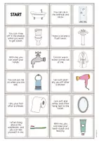 Vista previa - Manualidades / Dibujos para colorear - BATHROOM: Paquete XXL de materiales para la clase de inglés (Baño) - página 3