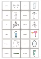 Vista previa - Juegos / Gamificación - Bathroom / Baño: Memo Game (Juego para la clase de inglés) - página 2