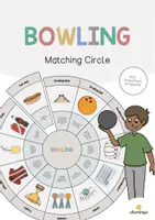 Vista previa - Juegos / Gamificación - Bowling / Bolos: Matching Circle (Rompecabezas circular para la clase de inglés) - Portada
