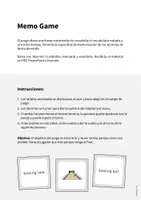 Vista previa - Juegos / Gamificación - Bowling / Bolos: Memo Game (Juego para la clase de inglés) - página 1