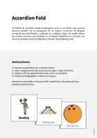 Vista previa - Juegos / Gamificación - Bowling / Bolos: Accordion Fold (Juego para la clase de inglés) - página 1