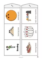 Vista previa - Juegos / Gamificación - Bowling / Bolos: Accordion Fold (Juego para la clase de inglés) - página 3