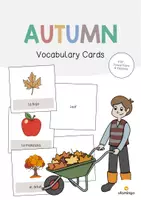 Vista previa - Manualidades / Dibujos para colorear - Autumn / Otoño: Vocabulary Cards (Tarjetas de palabras) - Portada