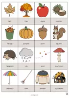 Vista previa - Juegos / Gamificación - Autumn / Otoño: Drawing Game (Juego para la clase de inglés) - página 2