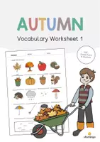 Vista previa - Hojas de trabajo - Autumn / Otoño: Vocabulary Worksheet 1 (Hoja de trabajo de inglés) - Portada