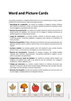 Vista previa - Decoración del aula - Autumn / Otoño: Word and Picture Cards (Tarjetas con imágenes para la clase de inglés) - página 1