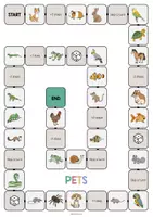 Vista previa - Juegos / Gamificación - Pets / Mascotas: Vocabulary Game (Juego para la clase de inglés) - página 2