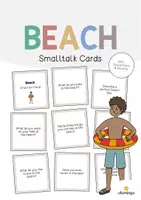 Vista previa - Tarjetas / Manipulativos - Beach / Playa: Smalltalk Cards (Tarjetas de conversación) - Portada