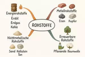 Vorschau - Arbeitsblätter - Arbeitsblatt "Rohstoffe" + Onlineübung & MP3 + Mindmap + Infografik - Seite 2