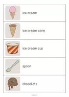 Vista previa - Juegos / Gamificación - Ice Cream Shop / Heladería: Running Dictation (Dictado en movimiento para la clase de inglés) - página 2