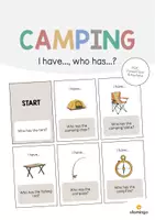 Vista previa - Juegos / Gamificación - CAMPING: Paquete XXL de materiales para la clase de inglés (Acampada) - página 1