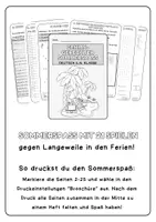 Vorschau - Spiele - gehirn-gerechter Sommerspaß Deutsch Klasse 5/6 - Seite 1