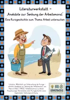 Vorschau - Arbeitsblätter - Literaturwerkstatt - Kurzgeschichte (mit Quiz) - Deckblatt
