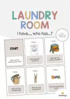 Vista previa - Manualidades / Dibujos para colorear - LAUNDRY ROOM: Paquete XXL de materiales para la clase de inglés (Lavadero) - página 1