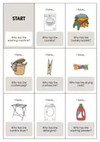 Vista previa - Manualidades / Dibujos para colorear - LAUNDRY ROOM: Paquete XXL de materiales para la clase de inglés (Lavadero) - página 3