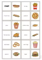 Vista previa - Juegos / Gamificación - Fast Food / Comida rápida: Domino (Juego para la clase de inglés) - página 2