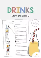 Vista previa - Hojas de trabajo - DRINKS: Paquete XXL de materiales para la clase de inglés (Bebidas) - página 1