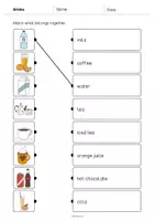 Vista previa - Hojas de trabajo - DRINKS: Paquete XXL de materiales para la clase de inglés (Bebidas) - página 3
