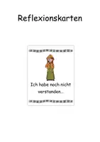 Vorschau - Bildkarten - Reflektionskarten - Deckblatt