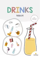 Vista previa - Juegos / Gamificación - Drinks / Bebidas: Match! (Juego para la clase de inglés) - Portada