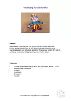 Vorschau - Mal- und Bastelvorlagen - Kunst Fasching, Bunter Wackelclown, Grundschule - Seite 3