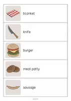 Vista previa - Juegos / Gamificación - Barbecue & Picnic / Barbacoa y picnic: Running Dictation (Dictado en movimiento para la clase de inglés) - página 3