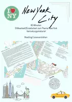 Vorschau - Arbeitsblätter - Arbeitsblatt Vertretungsmaterial 45 Minuten Einzelarbeit Reading New York City - Deckblatt