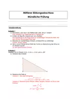 Vorschau - Arbeitsblätter - Trigonometrie mündliche Prüfung – realitätsnah & prüfungsnah für den Mittleren Schulabschluss (MBA) - Seite 3