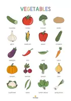 Vista previa - Hojas de trabajo - VEGETABLES: Paquete XXL de materiales para la clase de inglés (Verduras) - página 3