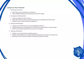Vorschau - Test - Mündliche Prüfungen Physik – Leitfragen & Erwartungshorizonte (Elektrizität, Spule, Transformator) - Seite 3