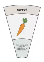 Vista previa - Juegos / Gamificación - Vegetables / Verduras: Matching Circle (Rompecabezas circular para la clase de inglés) - página 3