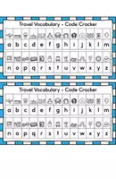 anteprima - Esercizi - Travel Vocabulary - Puzzle Task Cards - Pagina 1