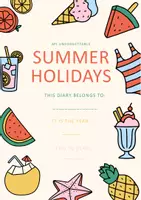 Vorschau - Arbeitsblätter - My Unforgettable Summer – Creative Writing Journal for Middle School - Deckblatt