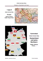 Vorschau - Arbeitsblätter - Arbeit mit dem Atlas - Deckblatt