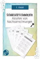 Vorschau - Arbeitsblätter - Schlüsselrechnungen - Nachbarrechnungen ableiten - ZR20 - Addition - Deckblatt