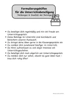 Vorschau - Fördermaterial/Inklusion - Formulierungshilfen & Textbausteine für Zeugnisse Klasse 1 bis 4 - Seite 3