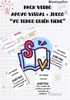 Vista previa - Juegos / Gamificación - Pack Análisis Verbos. - Portada