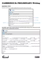 Vorschau - Arbeitsblätter - B1 PRELIMINARY – WRITING TASKS: Email, Article & Story (3) - Seite 1