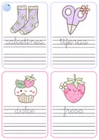Vista previa - Tarjetas / Manipulativos - Aprendemos a escribir- tarjetas de primavera - página 2