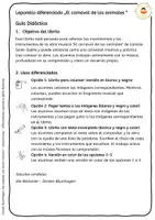 Vista previa - Manualidades / Dibujos para colorear - El carnaval de los animales – Leporello diferenciado - página 1