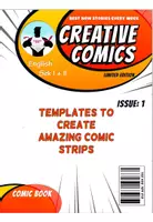 Vorschau - Mal- und Bastelvorlagen - Comic onepager strip template / Comic Kopiervorlage - Deckblatt