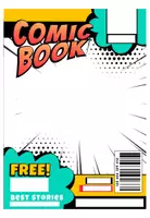 Vorschau - Mal- und Bastelvorlagen - Comic onepager strip template / Comic Kopiervorlage - Seite 1