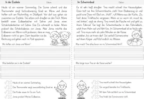 Vorschau - Stationenlernen - Lesen | Sommer | Leseverstehen - Seite 2