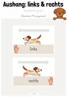 Vorschau - Poster - Anfangsunterricht: Aushänge "links & rechts" für deine Hundeklasse - Deckblatt