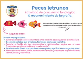 Vista previa - Juegos / Gamificación - Peces letrunos - pesca fonológica - página 2