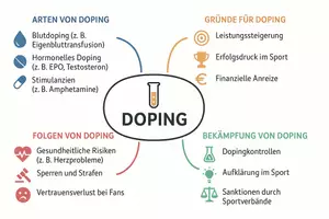 Vorschau - Arbeitsblätter - AB mit Fragen zum Thema "Doping" + Lösungsblatt + Mindmap + Infografik - Seite 2