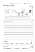 Vorschau - Arbeitsblätter - Erste Geschichten schreiben (2-fach differenziert) für Klasse 2 - Seite 2