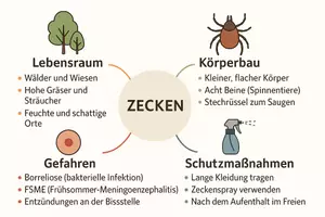 Vorschau - Arbeitsblätter - Lernposter + Arbeitsblatt "Zecken" + Onlineübung & MP3 + Mindmap + Infografik - Seite 3