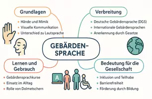 Vorschau - Arbeitsblätter - Arbeitsblätter zum Thema "Gebärdensprache" + Lösung & MP3 + Mindmap + Infografik - Seite 2