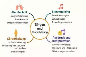 Vorschau - Arbeitsblätter - Arbeitsblatt "Singen und Stimmbildung - Techniken und Übungen" + interaktive Lösung & MP3 + Mindmap + Infografik - Seite 2